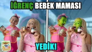İĞRENÇ BEBEK MAMALARINI YEDİK!!