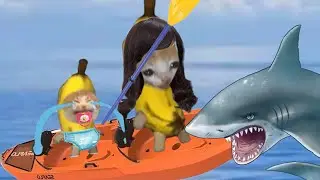 BANANA CAT 🍌🐱 BABY BAD LUCK 😿 VIDEOS 44 ( 2 MINUTES )