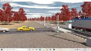 Trainz 2019 Railfanning (2021) Part 1: Amtrak High-Speed Railroad Crossing