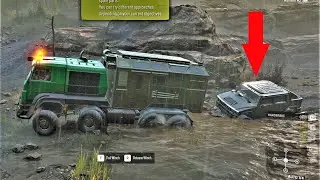 SnowRunner Gameplay Walkthrough #3 - SNOWRUNNER HUMMER LOCATION - Recovery with AZOV