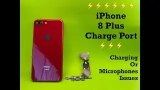 iPhone 8 Plus charging port replacement | DIY | nothing left out