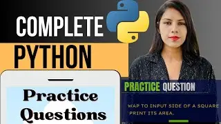 Input Practice Questions 🙌 Complete Python 🐍 Learn Python 🐍 Practice Questions and Answers #python