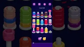 Nut Sort Level 123 Walkthrough | Nuts — Color Sort 123 solution