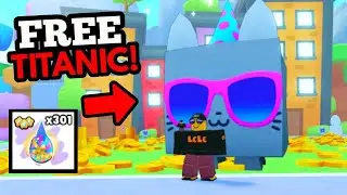 i Open 301 Eggs for a FREE Titanic in Pet Sim 99