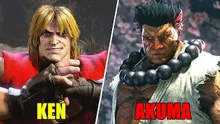 Street Fighter 6 - Young Akuma vs Young Ken Fight