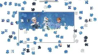 Puzzles / Cartoon Frozen /  Elsa and Anna