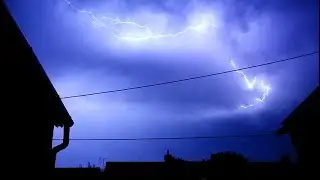 UK storm lightning compilation April 2018
