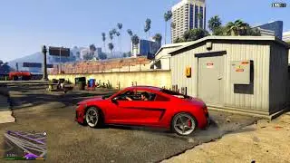 Grand Theft Auto 5 | Awara Grdi | Audi R8 | Full Speed | Crossing | GAMERBOYS | 4K UHD 60FPS