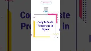Figma Trick : How to Copy and Paste Style from One Element to Another #shorts