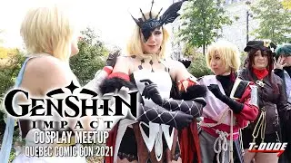 Genshin Impact Cosplay Meetup - Quebec Comic Con 2021 | T-Dude