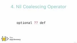 128 Swift Deep Dive Optional Binding, Chaining, and the Nil Coalescing Operator