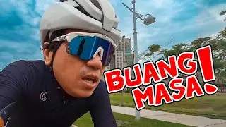 BUANG MASA JE KAYUH BASIKAL. RUNNING PUN SAMA. YE KE?