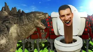 Skibidi Toilet vs Godzilla (found footage)