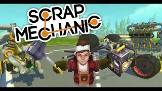 Строим поршневую машину ЧАСТЬ 1 \\ SCRAP MECHANIC