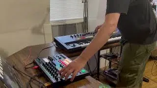Industrial/Dark Synth Sequence - Roland MC-707 / Juno-X