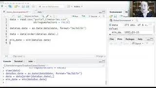 Importing Data into a Time Series Object