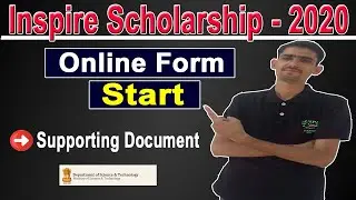 Inspire Scholarship 2020 Online Form Start | Inspire Scholarship 2021 Last Date and Document