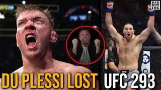 Sean Strickland beat Dricus Du Plessi at UFC 293...