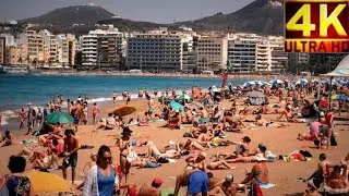 4K  Playa de Las Canteras, Las Palmas de Gran Canaria