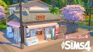 🌸 Mt.Komorebi Corner Store 🌸Grandparents Raising Grandson | NO CC | THE SIMS 4 | Stop Motion Build
