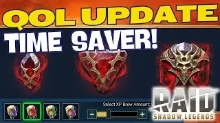 SAVE TIME With the NEW QoL Update in RAID Shadow Legends! | OJH