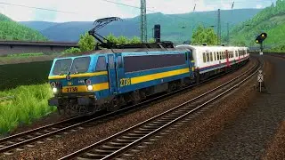 Train Simulator classic SNCB/NMBS HLE 27 + M4 Mosel Valley
