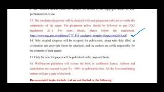 Call for book Chapters in Library and Information Science