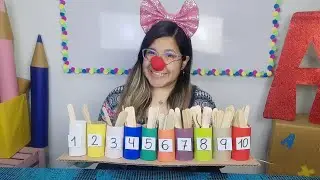 Contando del 6 al 10 - Clases Virtuales Inicial - Ficha de trabajo en la descripción