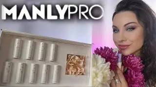 Свотчи на губах 👄 Помады-бальзамы  flower kiss Manly Pro💄