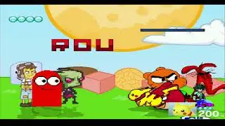 MUGEN Fight - Bloo, Chavo, Izuku Midoriya, & Aardvark vs. Pikachu, Red Bird, Gumball, & Zim