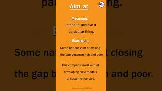 Aim at (Phrasal Verb)