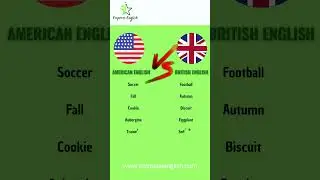 American English vs British English #english #onlineenglishlearning