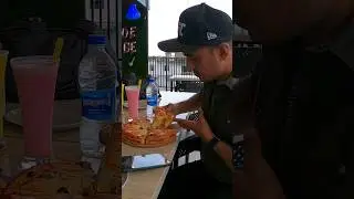 best affordable pizza place in chittagong #food #rooftopexperience