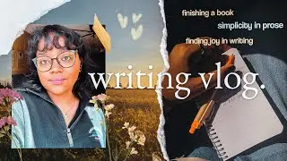 Fixing my writing process 💖| starting a new book & developing writing style - WRITING VLOG