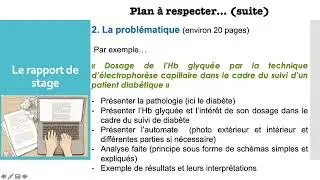 Vidéo donnant des conseils pour le stage et la rédaction du rapport de stage en BTS ABM.