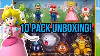 Super Mario 10 Pack! Jakks Pacific World of Nintendo Figure Set