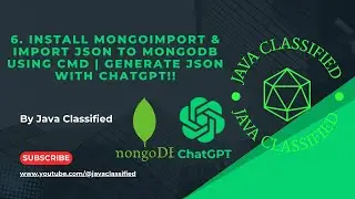 6. Install mongoimport & Import JSON to MongoDB Using CMD | Generate JSON with ChatGPT
