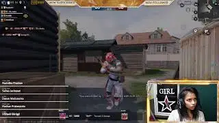Sweet Girl PUBG Mobile game play