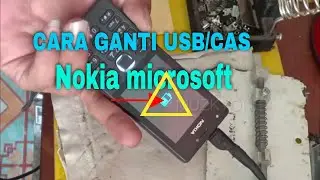 CARA GANTI PORT USB/CAS NOKIA