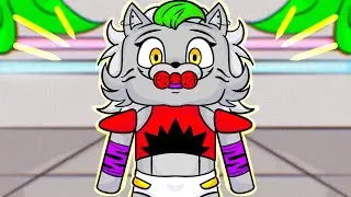 Roxanne Wolf Turns Into A Baby In Minecraft FNAF