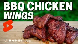 BBQ Chicken Wings on the Charcoal Grill 