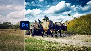 Add Drama to Skies in Photoshop!