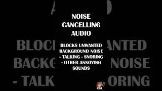 Sound Masking Noise Blocker - Noise Cancelling static sound on black screen. to block unwanted audio