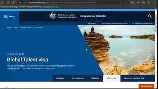 How To Apply Subclass 858 Global.Talent Permanent Visa For Australia Step By Step