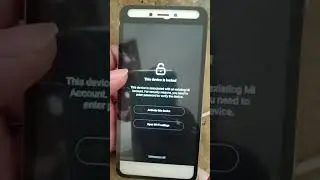 mi this device is locked problem. 
