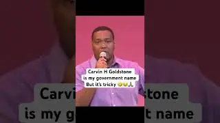 Carvin H Goldstone is my government name. My parents did this 🤣🙏🏽😂 #capetown #durban #comedy