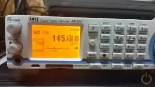 AOR SDR receiver AR-DV1 - Unboxing and first Digital C4FM test