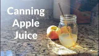 Learn how to can Apple Juice using peels and cores! 🍎