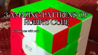 3 Amazing patterns of Rubik's Cube🥵