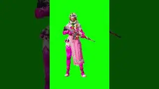 Green screen pubg character